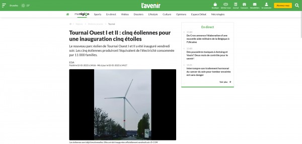 https://www.lavenir.net/regions/wallonie-picarde/tournai/2023/05/02/tournai-ouest-i-et-ii-cinq-eoliennes-pour-une-inauguration-cinq-etoiles-TU67ACPEHZAN7FHEEECQC5B7RU/